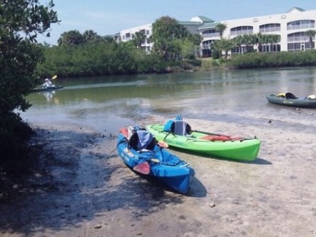 paddling Callalisa Creek, New Smyrna Beach, kayak, canoe
