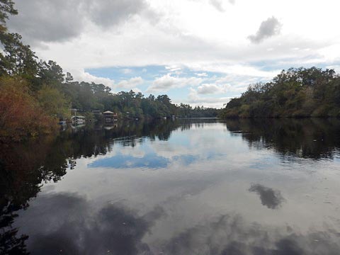 paddling Suwannee River, Wannee Landing